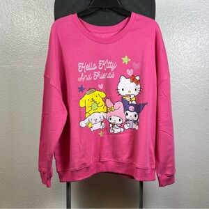 Sanrio Hello Kitty and Friends Aurora Pink Sweatshirt Size XXL